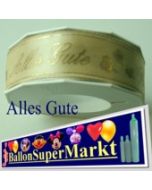 Deko-Zierband Alles Gute, 1 Meter