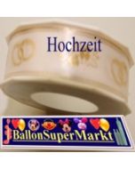 Deko-Zierband Hochzeit, 1 Rolle