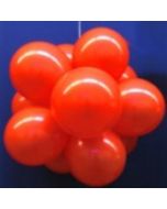 Ballonkugeln mit Luftballons, Latex 30cm Ø, 150 Stück / Rot