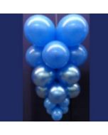 Ballontrauben mit Luftballons 20 Stück Blau
