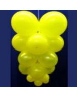 Ballontrauben mit Luftballons 10 Stück Gelb