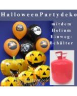 Partydeko Halloween mit dem Helium- Einwegbehälter