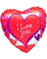 I Love you Heart Forever (heliumgefüllt)