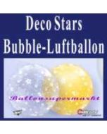 Deco Stars, Bubble Luftballon (mit Helium)