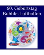 60. Geburtstag, Bubble Luftballon (mit Helium)