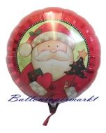 Weihnachts-Ballon der Nikolaus kommt, Luftballons zu Weihnachten mit Helium