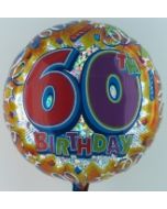 Happy Birthday &quot;60&quot; (heliumgefüllt)