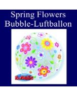 Spring Floral Patterns, Bubble Luftballon (ohne Helium)