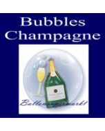 Champagne, Bubble Luftballon (ohne Helium)