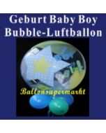 Geburt-Baby-Boy, Bubble Luftballon (ohne Helium)