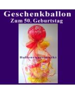 Geschenkballon zum 50. Geburtstag