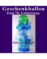 Geschenkballon zum 70. Geburtstag