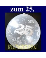 25. Jubiläum, Geschenkballons, Stuffer, Silberhochzeit