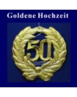 Goldene Hochzeit, 50 Jahre, Zahlendeko