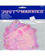 Just Married Banner perlmutt
