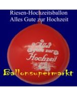 Riesen-Hochzeitsballon-Rot