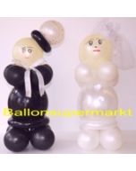 Hochzeitsdeko-Hochzeitspaar aus Luftballons 03