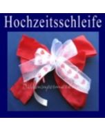 Hochzeitsschleife, Hochzeitsdeko-Zierschleife 01