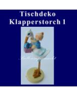 Tischdeko-Figur, Klapperstorch - 1