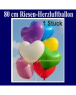 Riesenballons, Herzluftballons 1 Stück