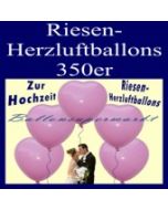 Riesenherzluftballons Hochzeit