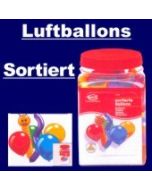 Luftballons &quot;Figuren Rundballons Sortiert&quot; 600 Stück