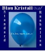 Luftballons Standard R-O 27 cm Blau-Kristall 100 Stück
