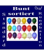 Luftballons Standard R-O 27 cm Bunt sortiert 100 Stück