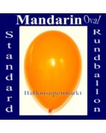 Luftballons Standard R-O 27 cm Mandarin 10 Stück