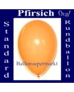 Luftballons Standard R-O 27 cm Pfirsich 10 Stück