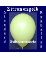 Luftballons Standard R-O 27 cm Zitronengelb 100 Stück