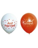 Luftballons &quot;Just Married&quot; 100 Stück