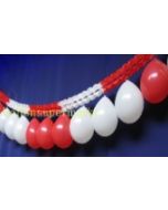 Girlande mit Luftballons Rot-Weiss 03