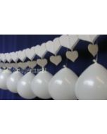 Hochzeitsgirlande Herz Luftballons 06