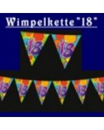 Wimpelkette &quot;18&quot;