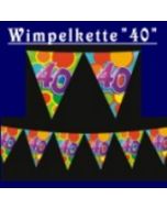 Wimpelkette &quot;40&quot;