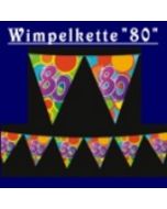 Wimpelkette &quot;80&quot;