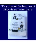 Taschentücher mit Hochzeitsmotiv