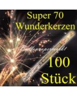 Wunderkerzen, Superlang, 70 cm, 20 Packungen, 100 Stück