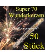 Wunderkerzen, Superlang, 70 cm, 10 Packungen, 50 Stück