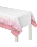 Tischdecke Oh Baby Girl zu Geburt, Taufe und Babyparty