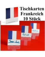 Tischkarten Frankreich