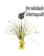 Tischständer Sparkling Celebration Birthday, Tischdekoration zum Geburtstag mit Zahlen zum Aufkleben