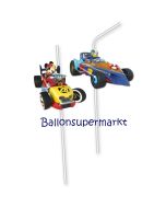 Micky Maus Roadster Racers Trinkhalme zum Kindergeburtstag