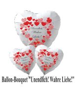 Valentinstag Ballon-Bouquet "Unendlich! Wahre Liebe"!