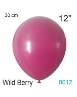 Luftballon in Vintage-Farbe Wild Berry, 12"