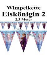 Wimpelkette Eiskönigin 2, 2,3 Meter