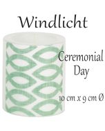 Windlicht Ceremonial Day zur Kommunion und Konfirmation