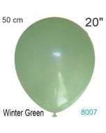 Luftballon in Vintage-Farbe Winter Green, 20"