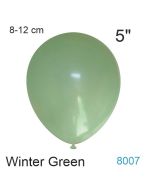 Luftballon in Vintage-Farbe Winter Green